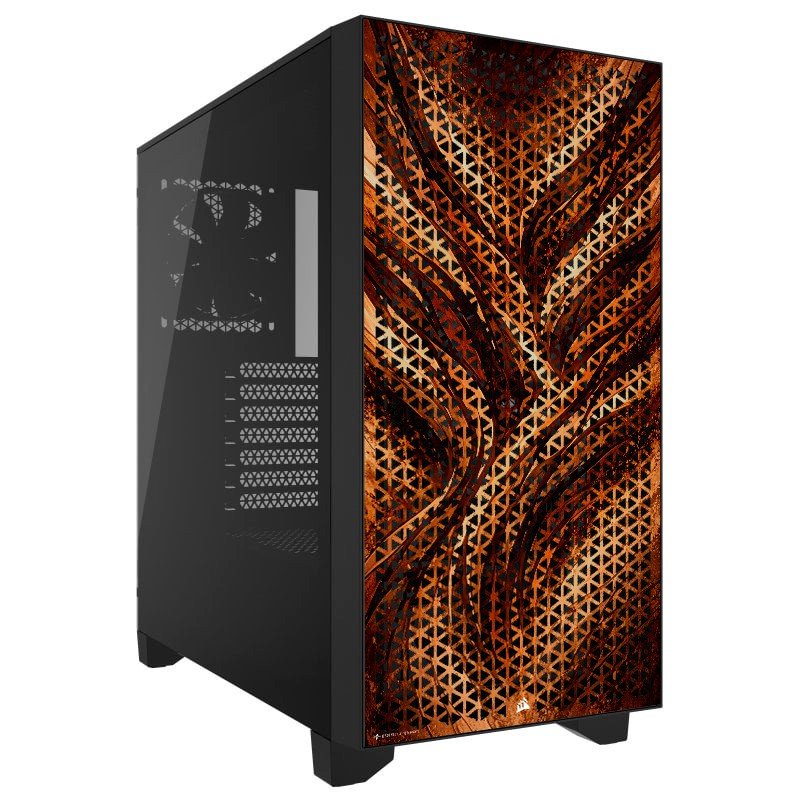 Detalle de CORSAIR 3000D AIRFLOW Cristal Templado USB 3.0 Negra Sand Edition – PcCom