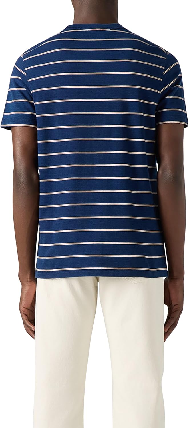 Detalle de Levi's SS Original Housemark tee Camiseta para Hombre – Taper Stripe True In, XS