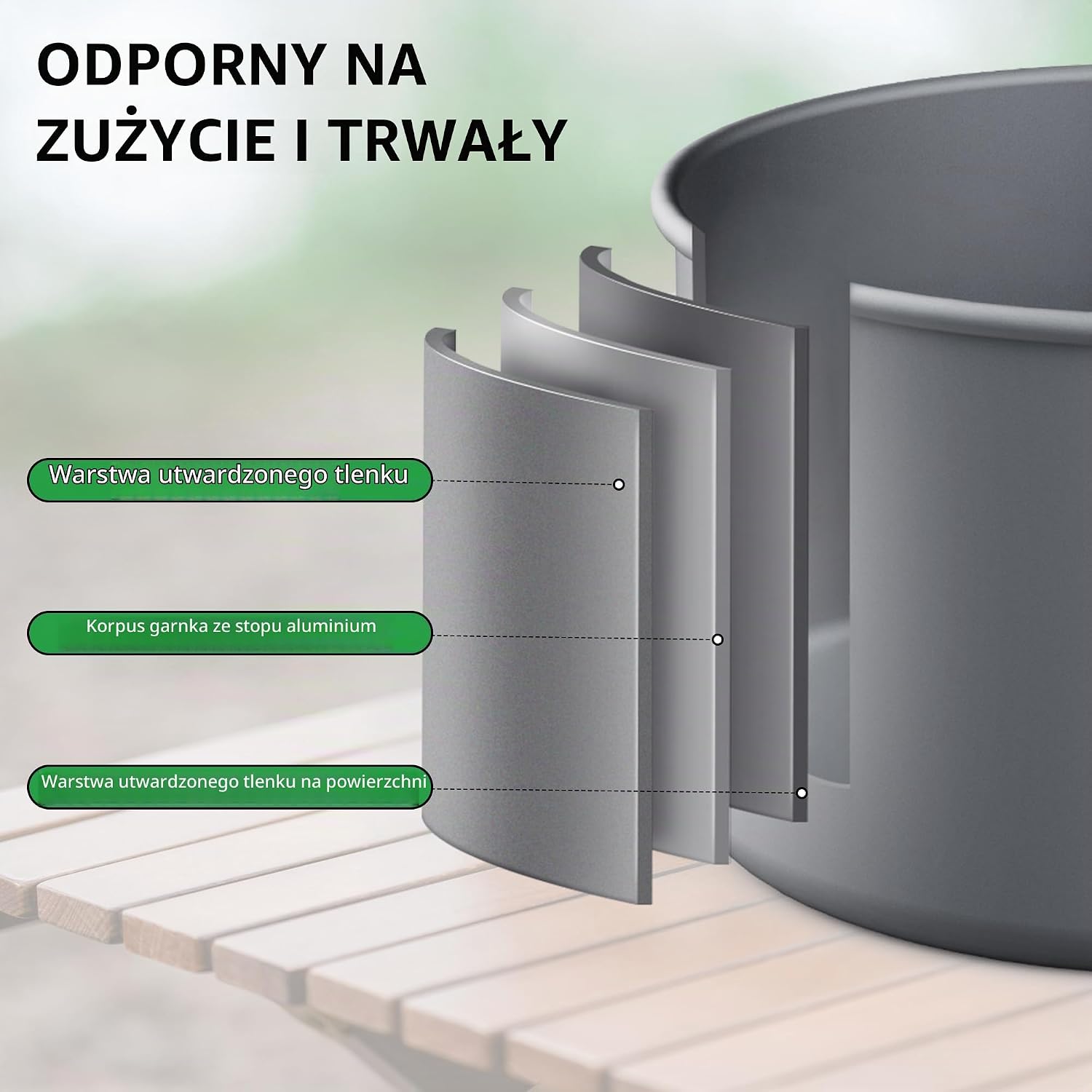 Detalle 1 de Naturehike – zestaw naczyń kempingowych dla 2–4 osób, garnki i patelnia