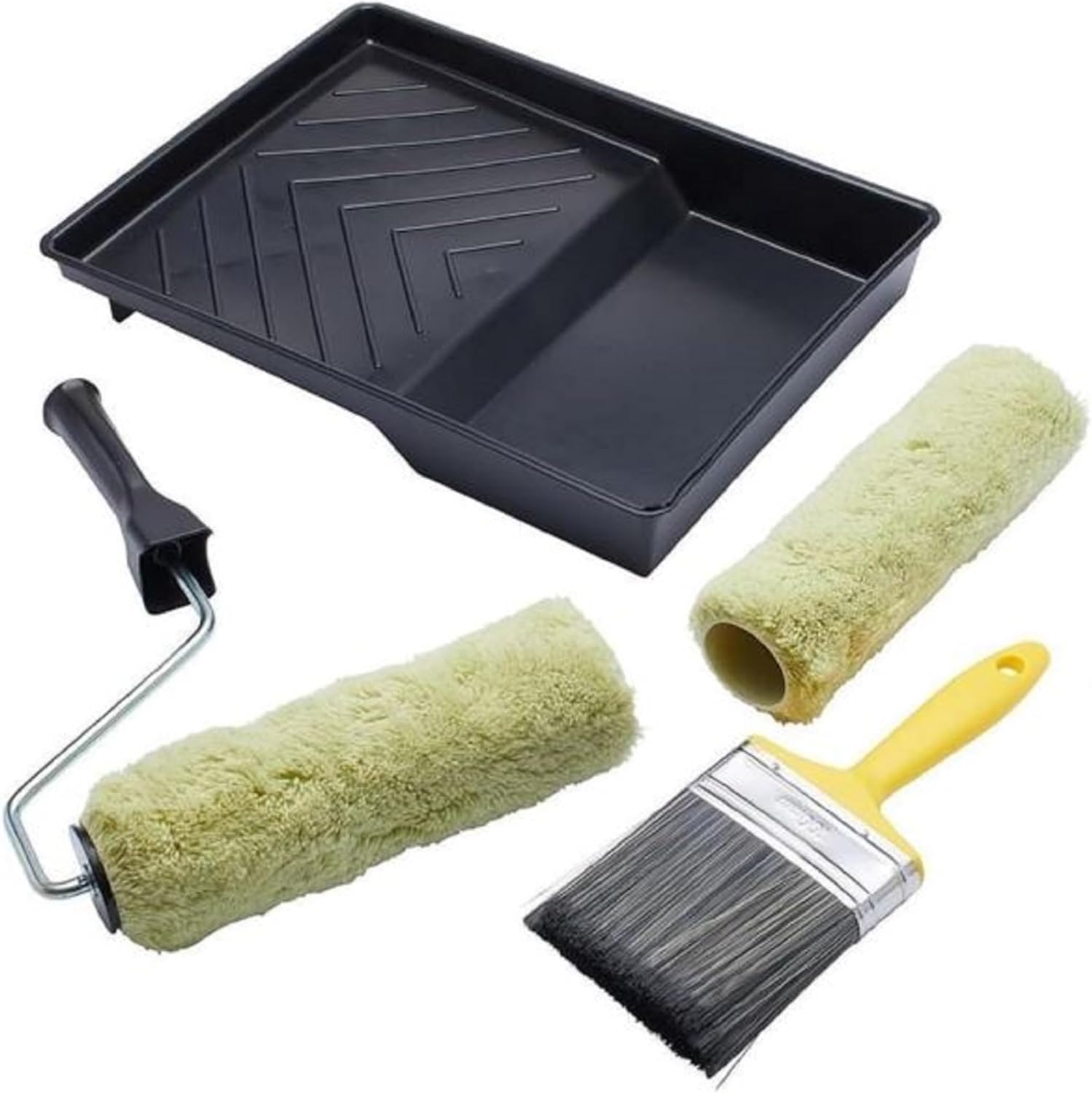 ProDec 9 inch Twin Masonry Paint Roller Set (5 pieces) for Exterior Walls