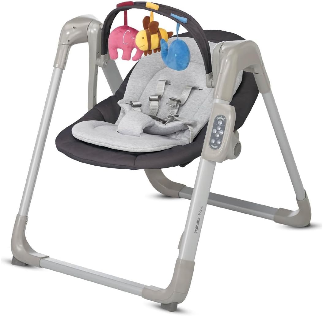 Thumbnail 1 de Inglesina Wave balancelle Pepper : bascule réglable 3 vitesses et 12 mélodies, siège inclinable