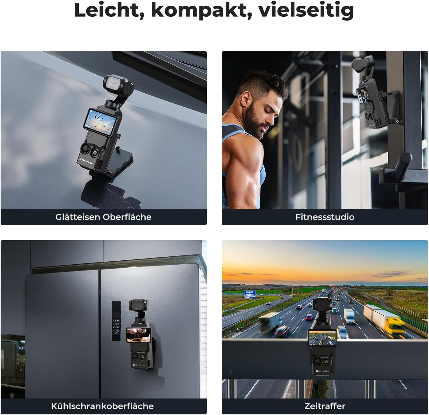 Thumbnail 3 de K&F CONCEPT Magnetische Halterung für DJI Osmo Pocket 3