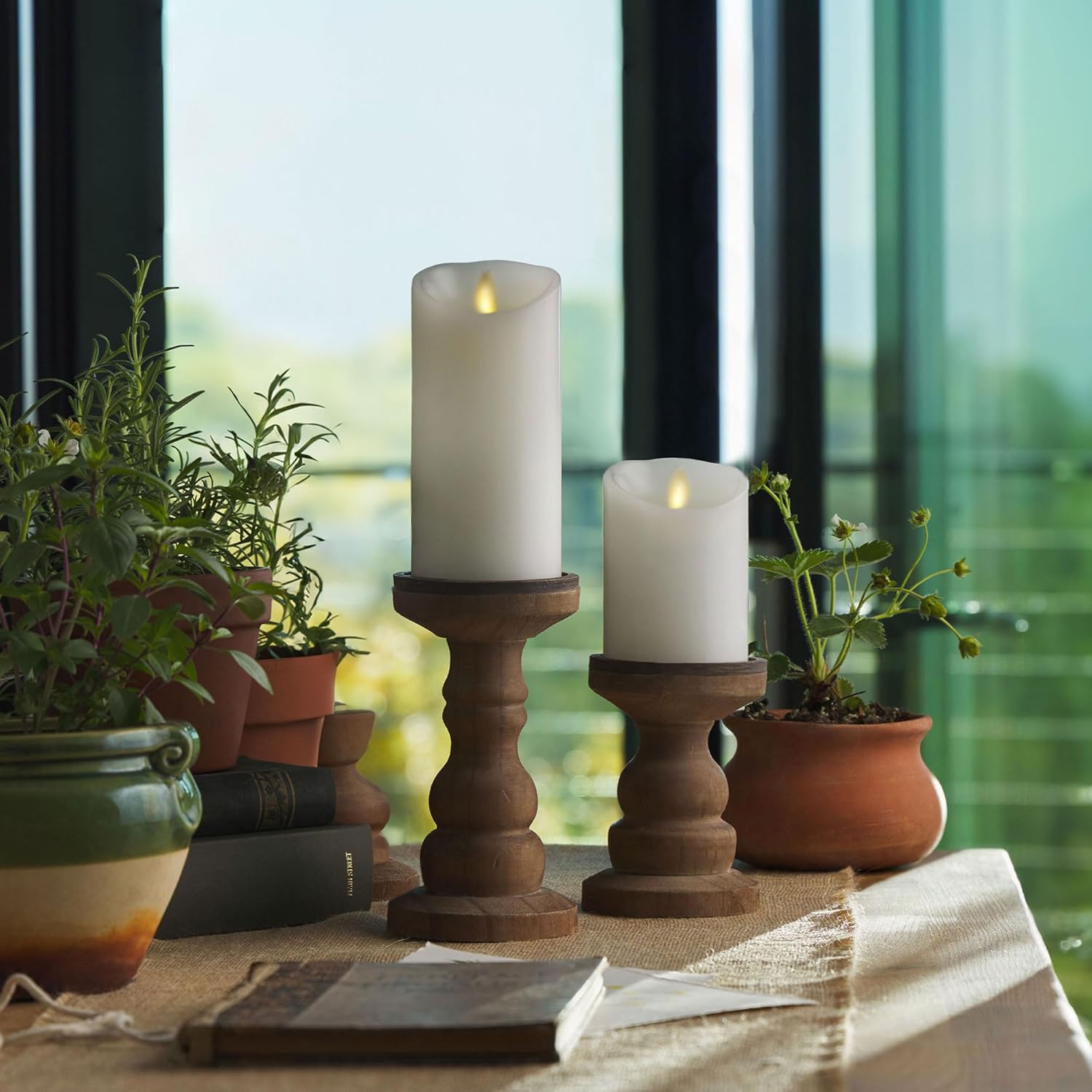Thumbnail 6 de Luminara LED pillar candle, 6.5 in