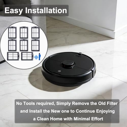 Detalle de EATBALE replacement filters, 8 HEPA filters