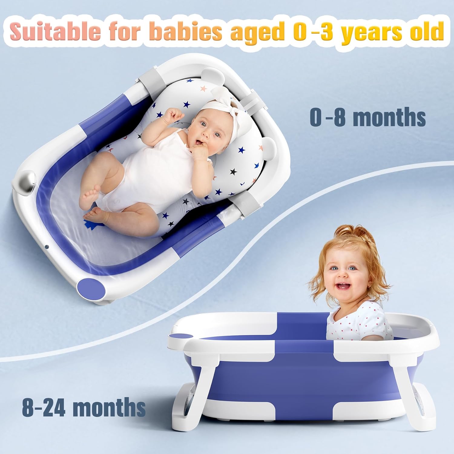 Thumbnail 3 de Rabb 1st Baby Badewanne Faltbar 0-2 Jahre