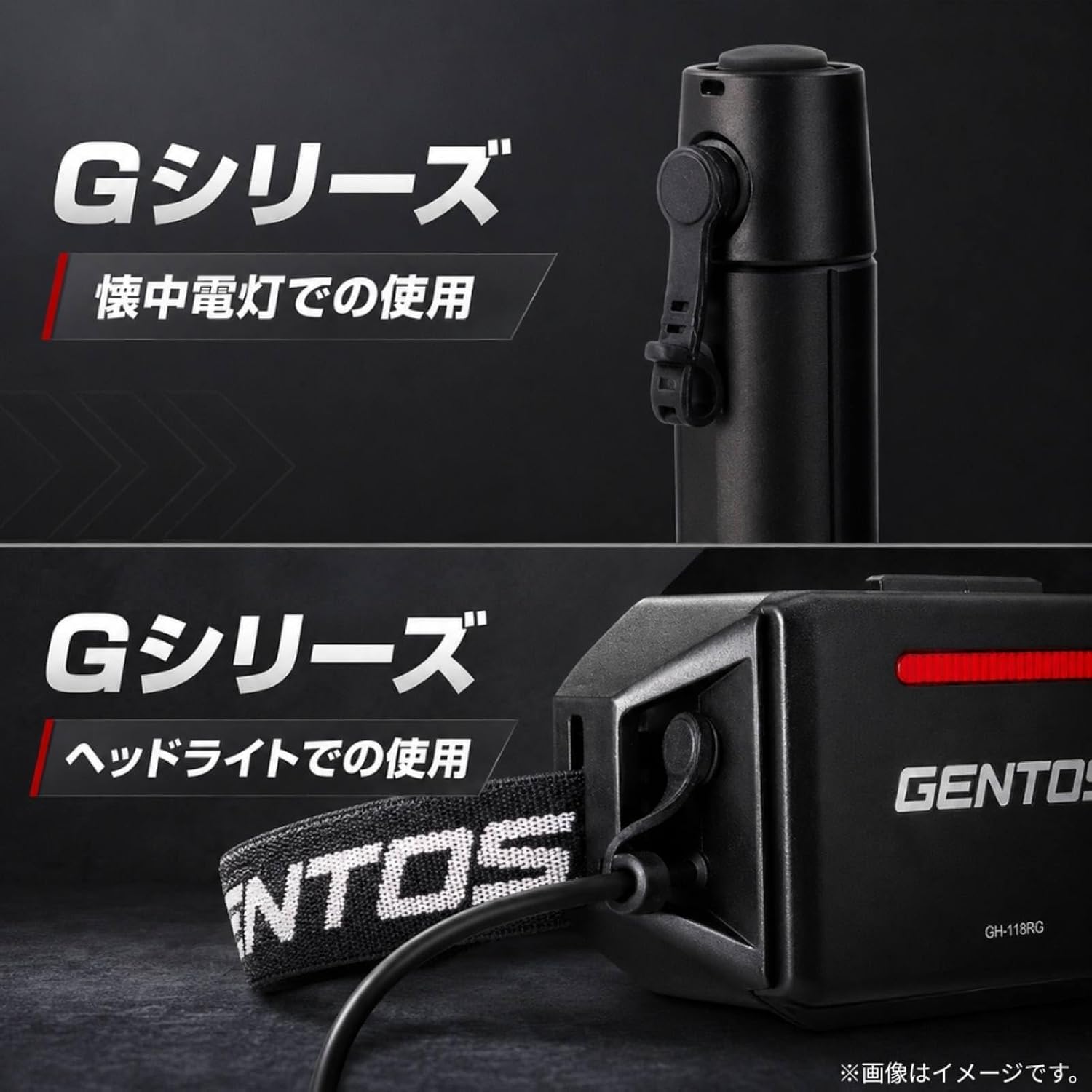 Detalle de GENTOS GA-19 Gシリーズ専用マグネットキャップ 充電端子保護・ブラック