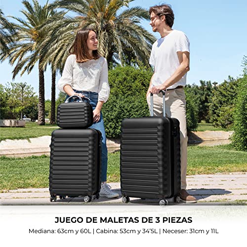 Detalle 2 de NUMADA Maleta rígida 53/63 cm 3 piezas