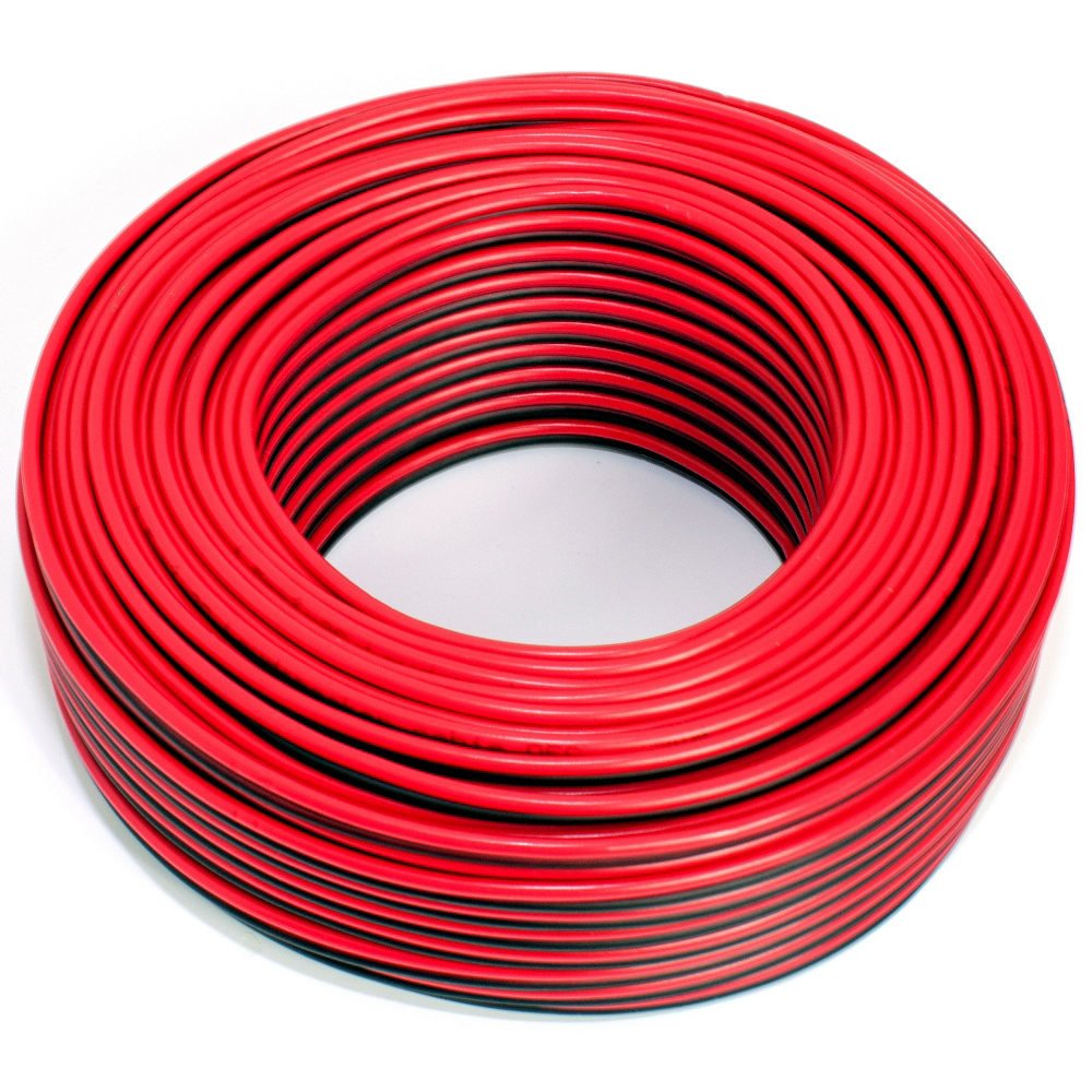 Detalle 2 de SeKi kabel głośnikowy CCA 2 × 1,50 mm², 30 m, biały