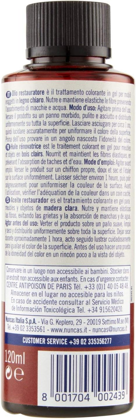 Detalle 2 de Nuncas Livax Mobili&Design Olio Restauratore Legni Chiari - 120 ml