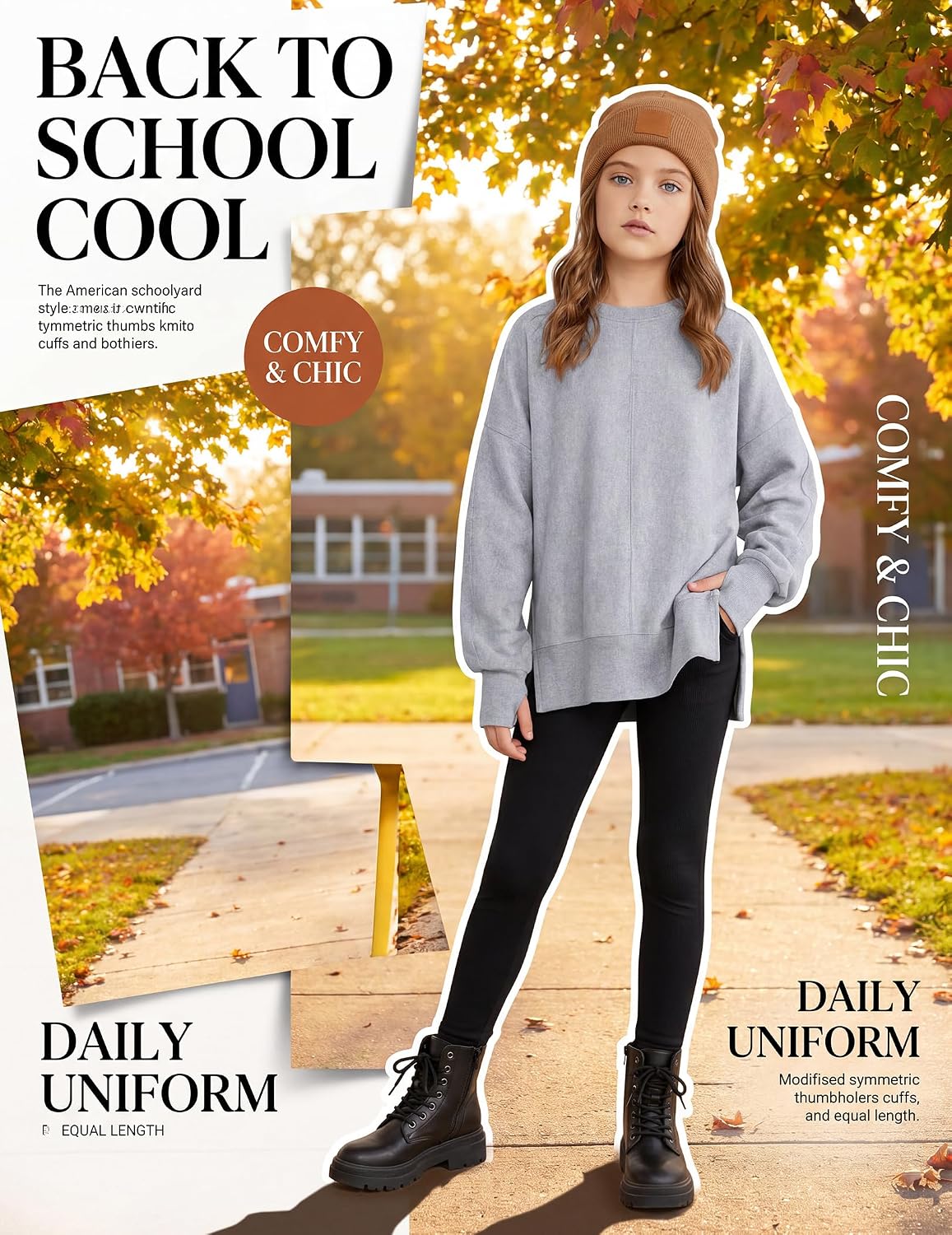 Detalle 1 de Girls Fleece Sweatshirt