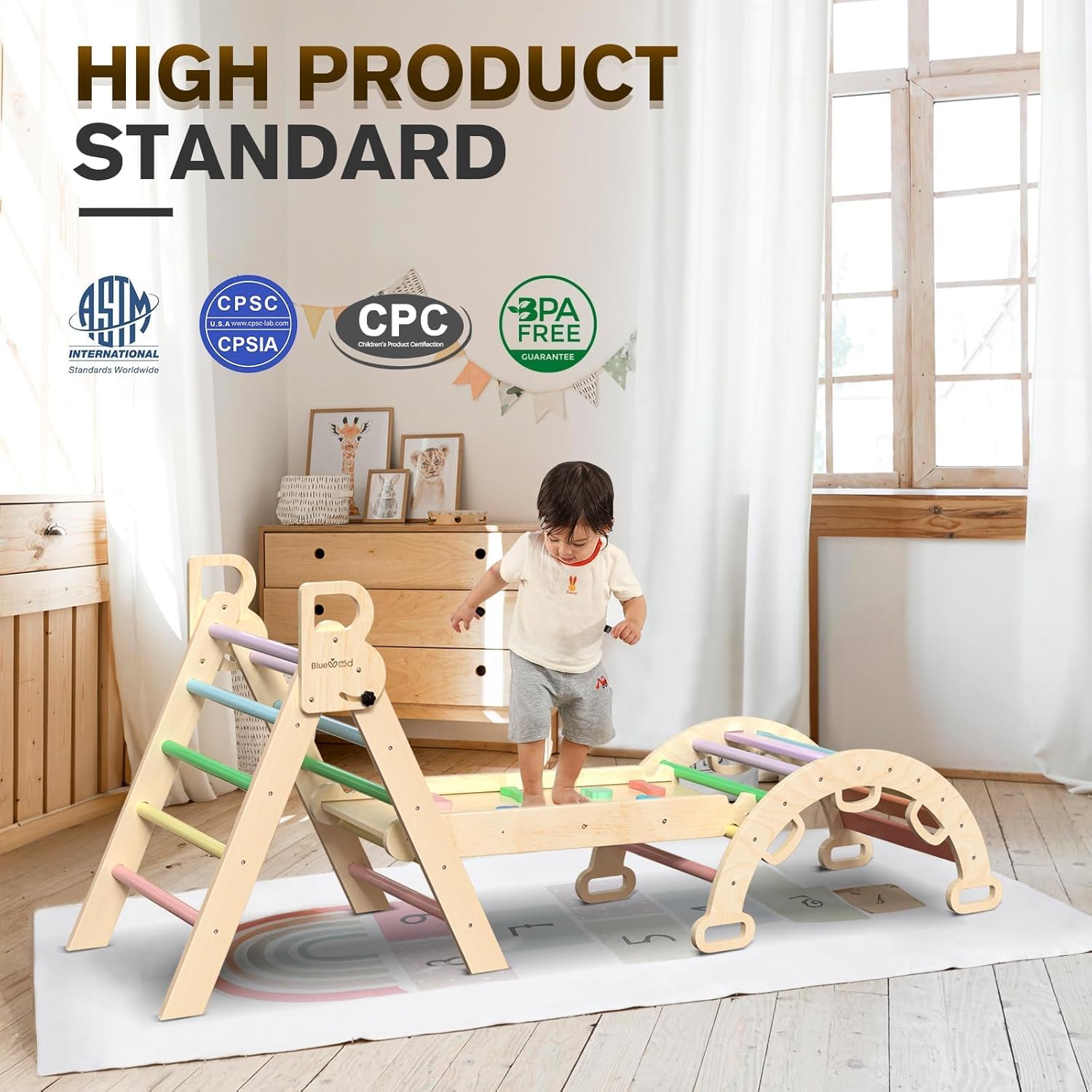 Thumbnail 4 de BlueWood Pikler Triangle Set 7-in-1