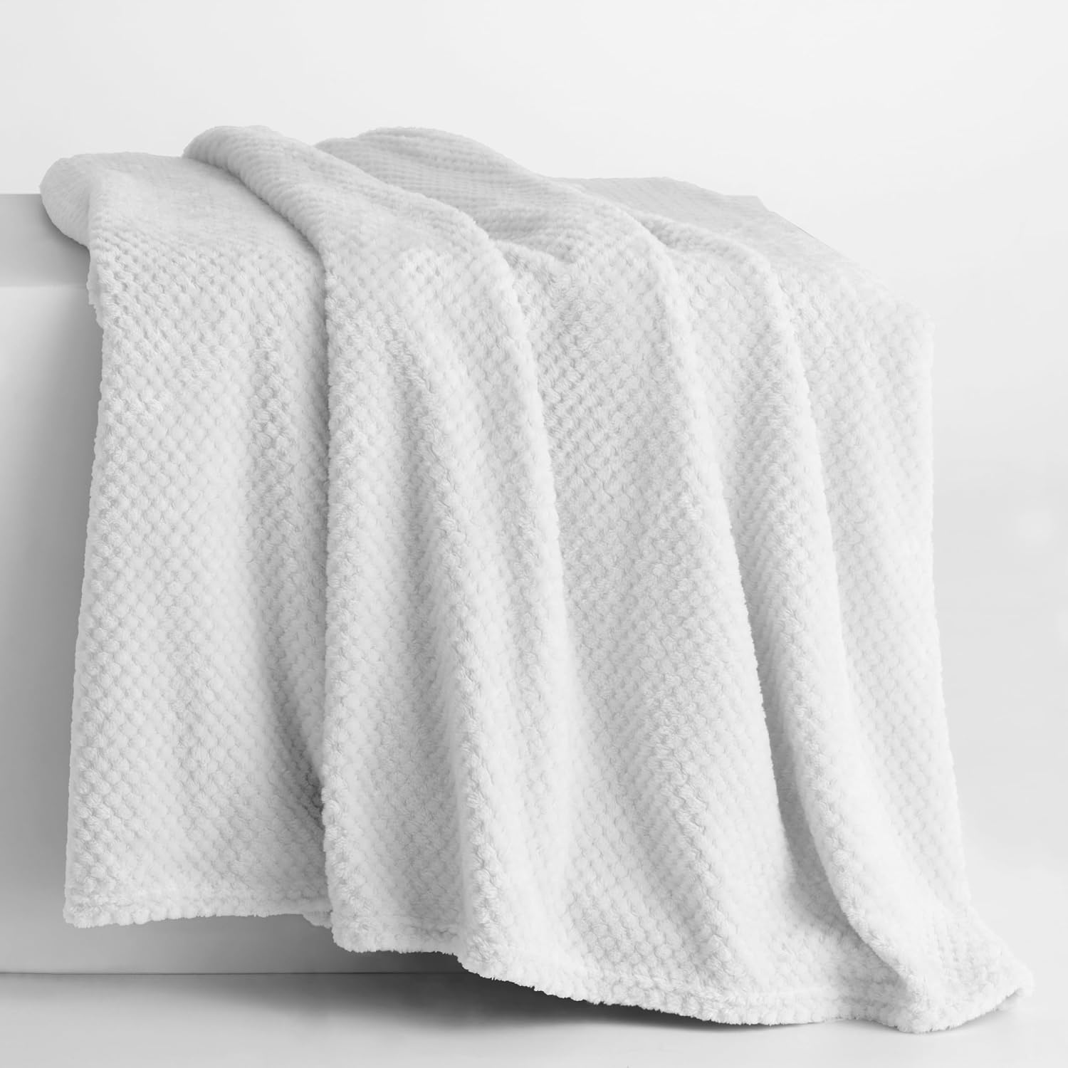 Detalle de DecoKing Couverture Polaire 220 x 240 cm – Plaid Doux en Microfibre