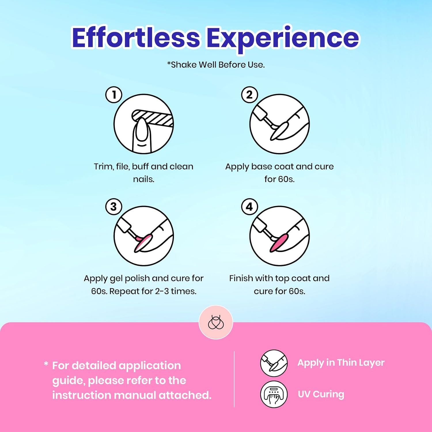 Thumbnail 5 de Beetles Summer Gel Polish Set (Rustic Sonata 25) with Base Coat and Glossy & Matte Top Coat