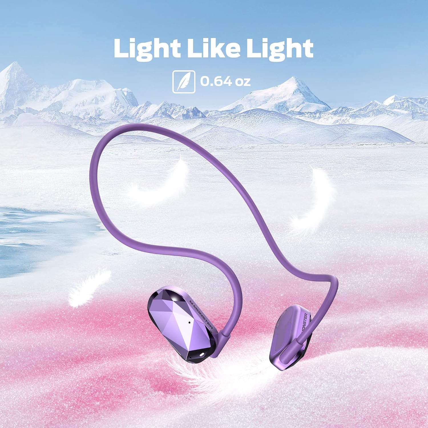 Detalle de oraolo Aria Free Open-Ear Wireless Headphones with Bluetooth 5.3 and ENC