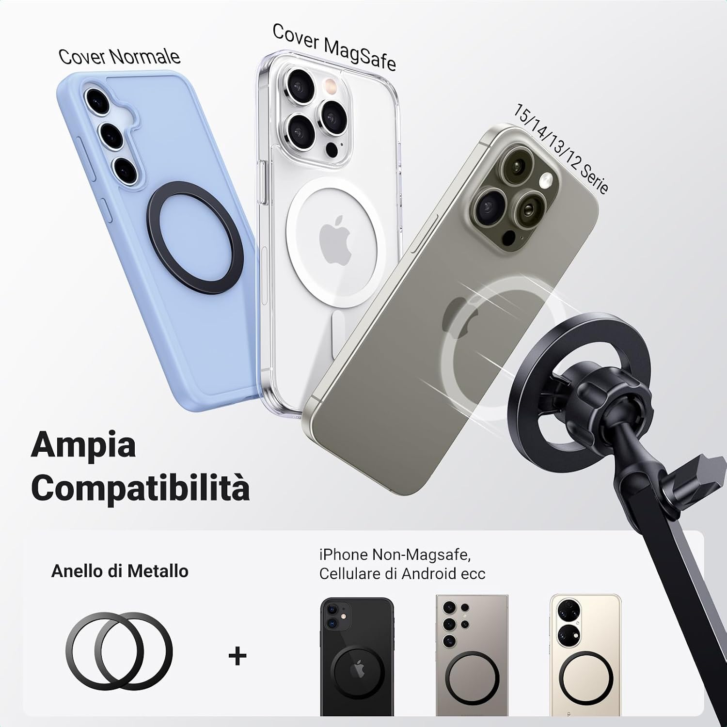 Detalle de Supporto cellulare magnetico UGREEN Magsafe