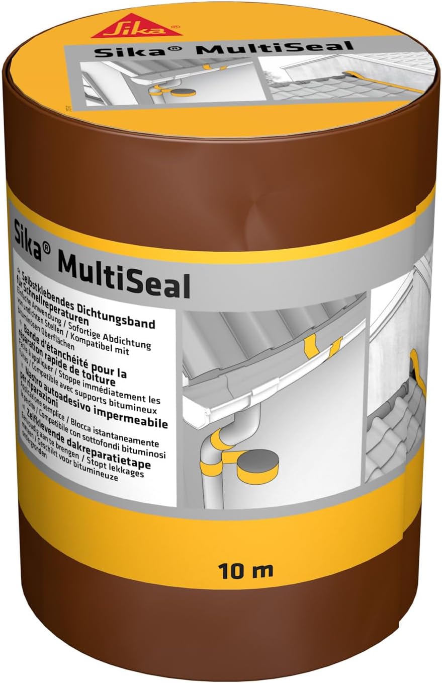 Detalle de Bande d'étanchéité autocollante SIKA Multiseal Terre Cuite 200 mm x 10 m – Multisupports