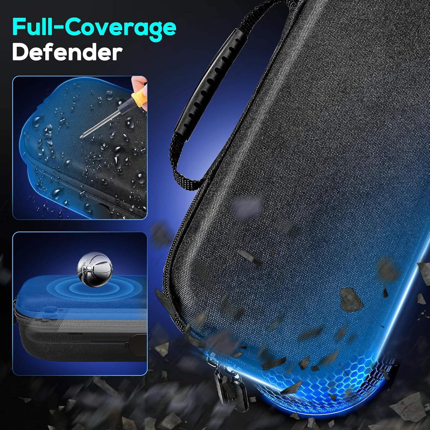 Detalle de Auarte Switch 2 Carrying Case with 10-Game Storage