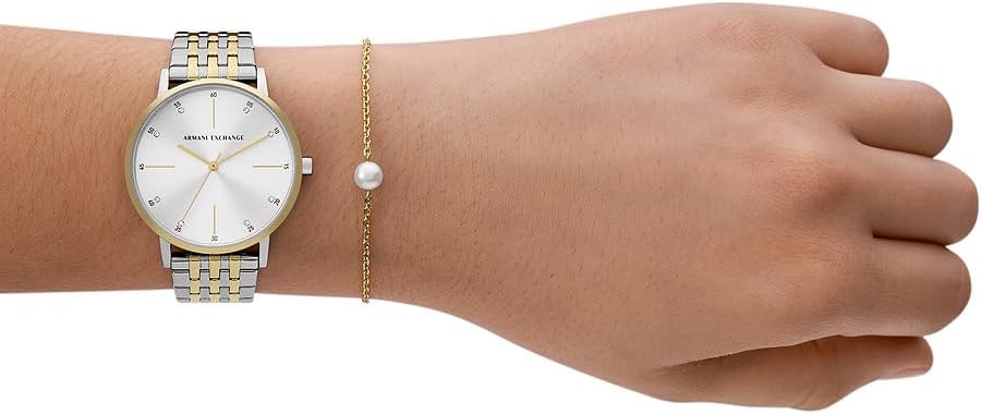 Thumbnail 1 de Armani Exchange Orologio da donna: movimento quarzo a tre lancette, cassa 36 mm e cinturino in acciaio inossidabile
