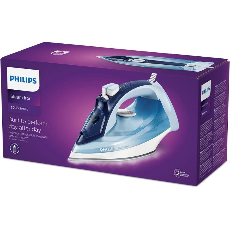 Thumbnail 1 de Plancha de vapor Philips 5000 Series DST5030/20 SteamGlide Plus 2400W