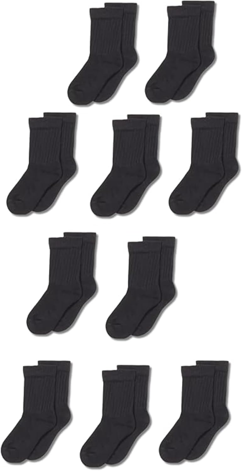 Thumbnail 4 de Amazon Essentials Unisex Kids Cotton Crew Socks (10 Pairs) – everyday comfort for little feet