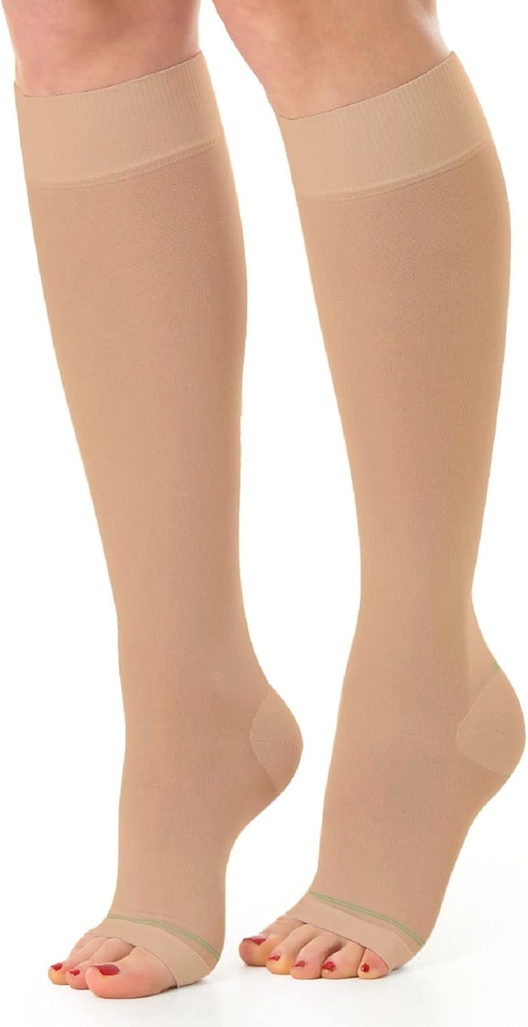 Relaxsan Antitrombo M1350A gambaletti punta aperta compressione graduata 25-32 mmHg (classe 2)