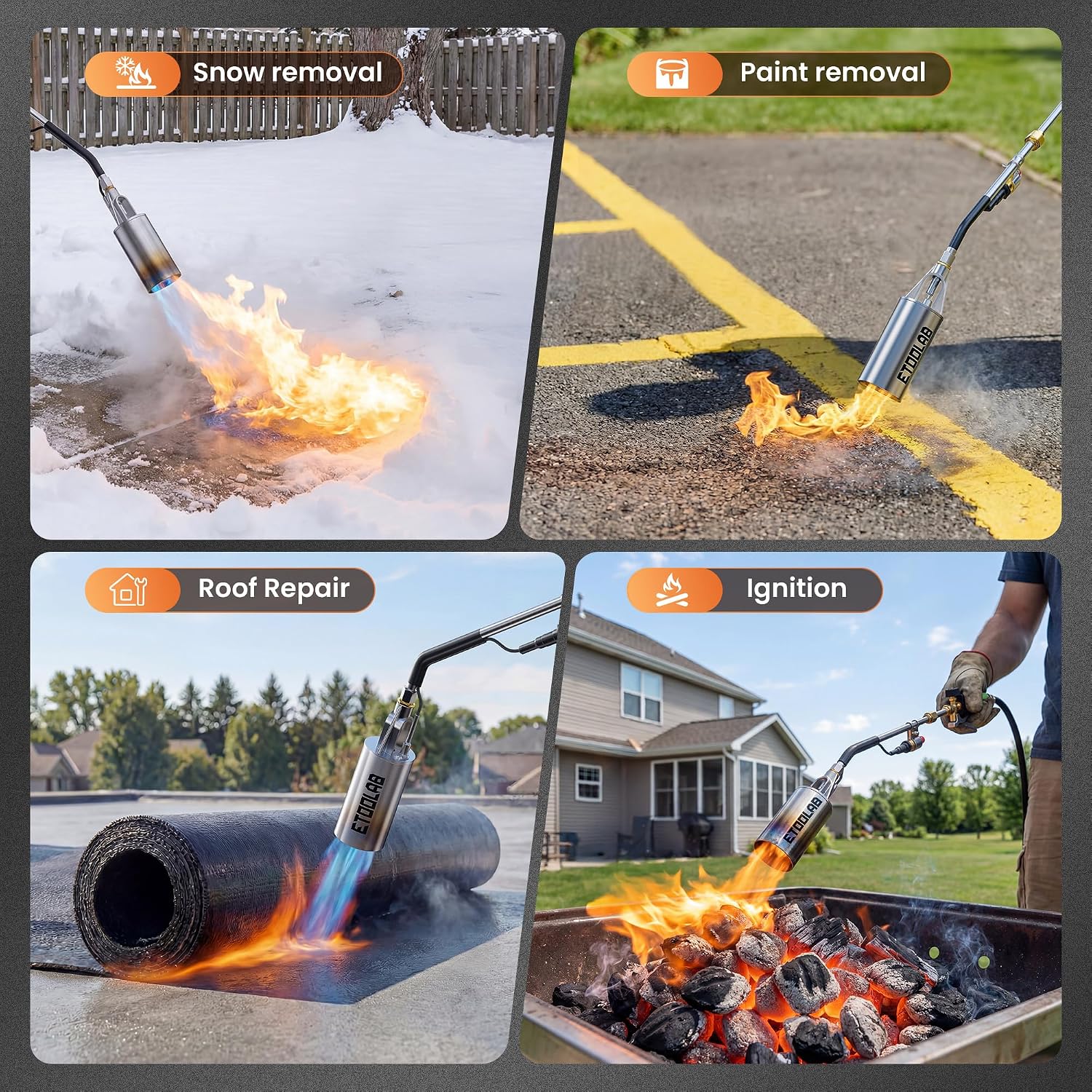 Thumbnail 6 de etoolab Propane Torch, 14FT Hose