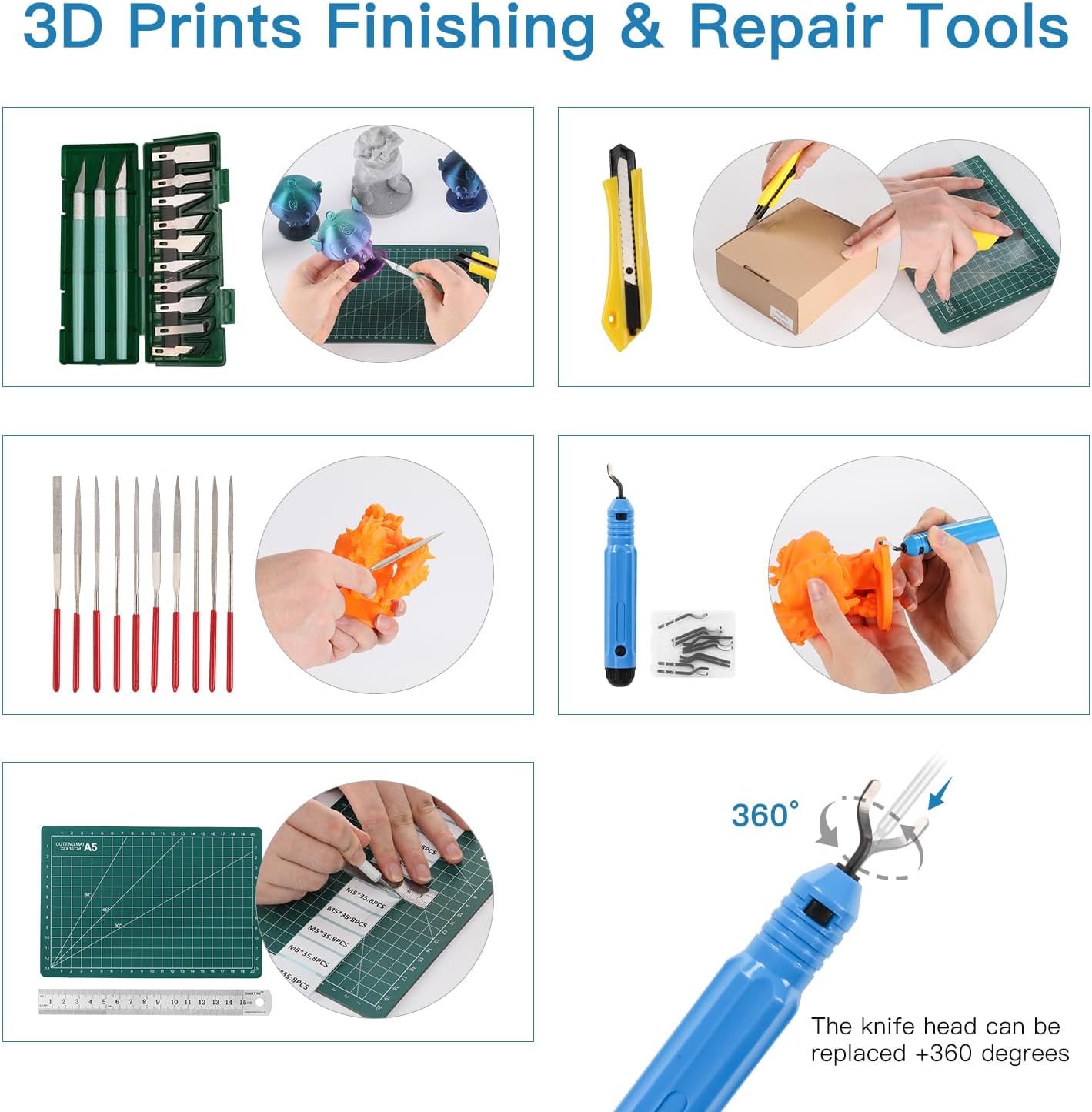 Detalle de Sovol 78-delige 3D-printergereedschapsset voor nozzle-reiniging en nabewerking