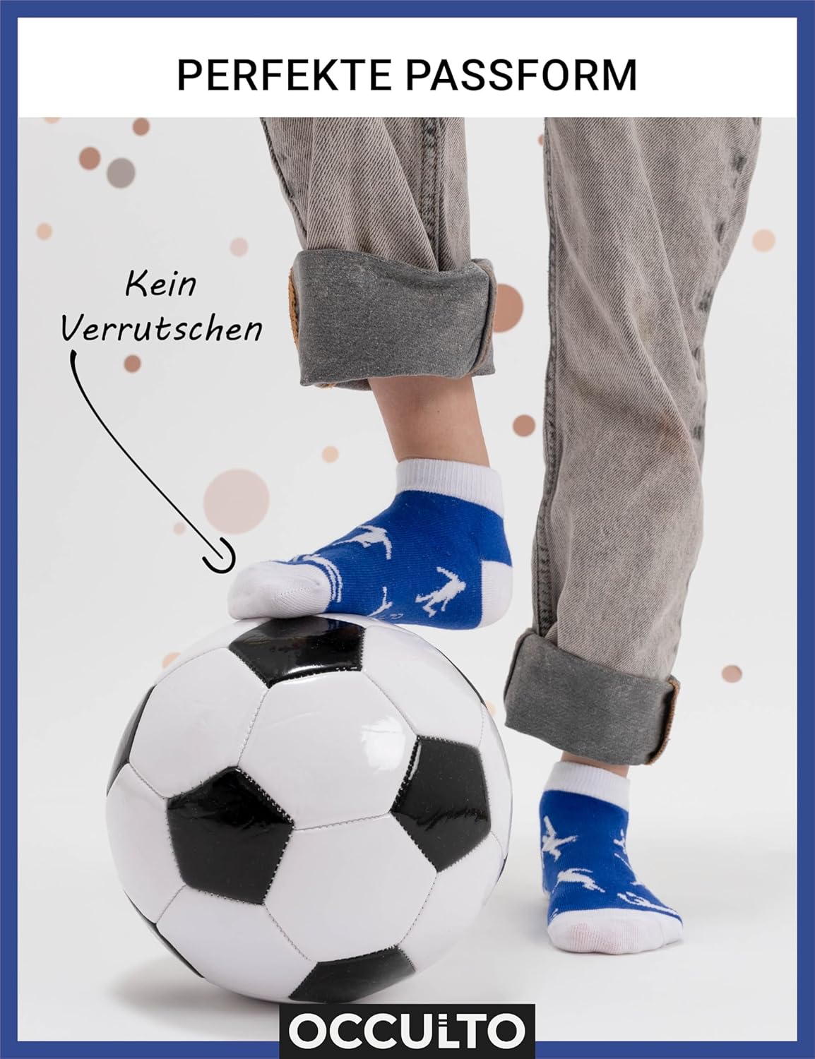 Thumbnail 3 de Occulto Jungen & Mädchen Motiv Sneaker Socken 10er Pack – Motivo
