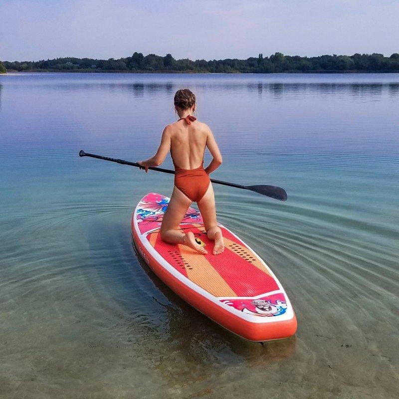 Detalle de Tabla Paddle Surf Hinchable Funwater 335x83x15 cm con Remo y Accesorios