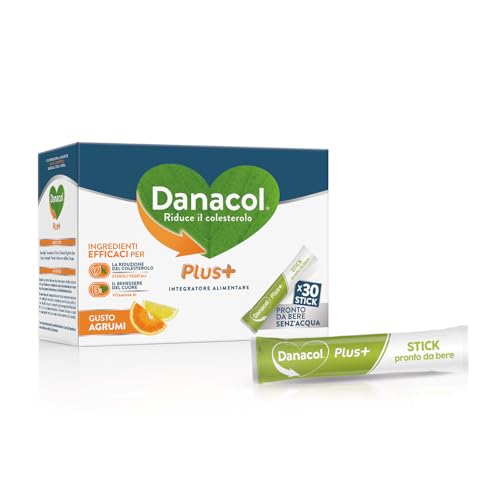 Detalle de Danacol Plus + Integratore Alimentare – 30 stick da 15 ml per ridurre il colesterolo