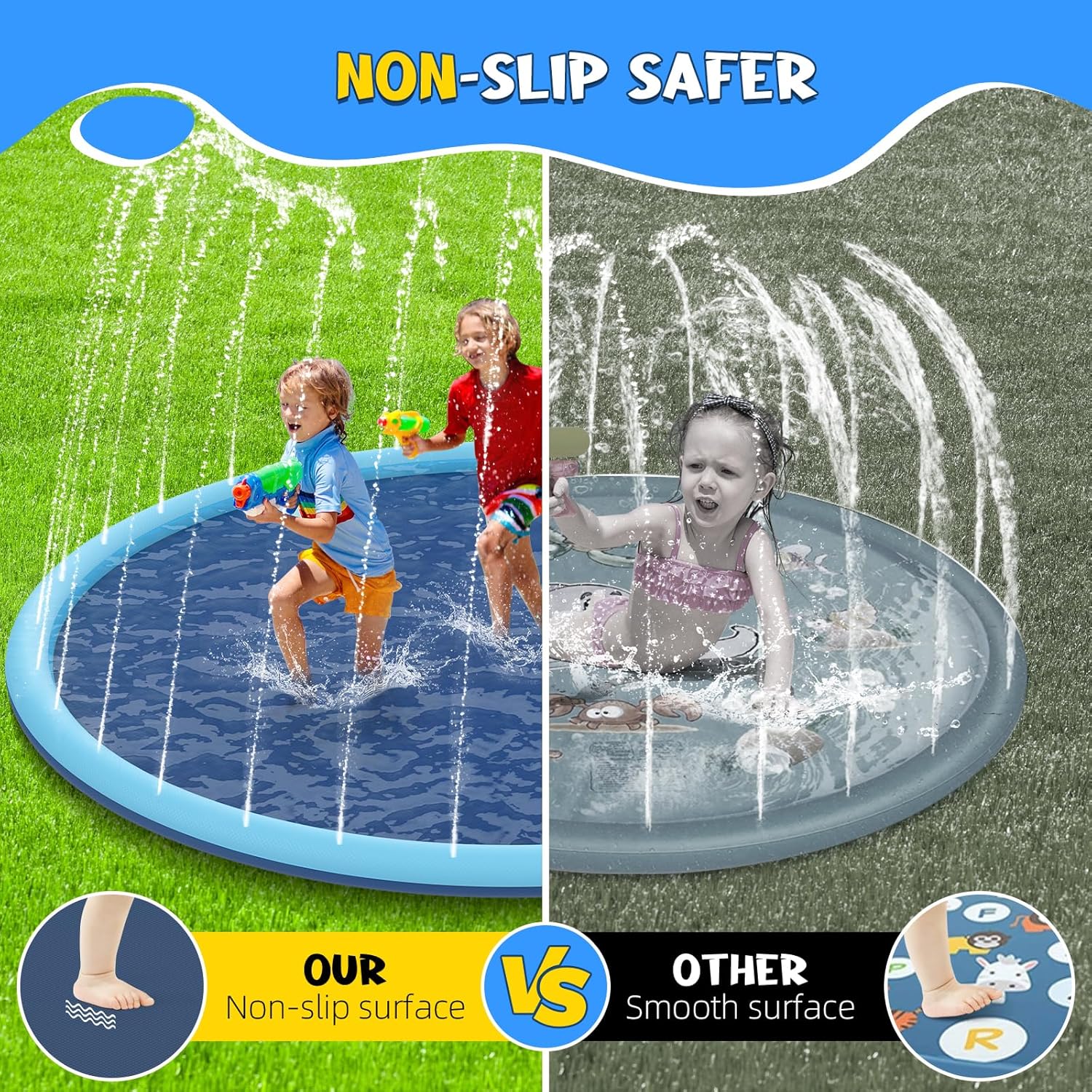 Detalle 2 de Non-Slip Splash Pad 80 Extra Large Play Mat