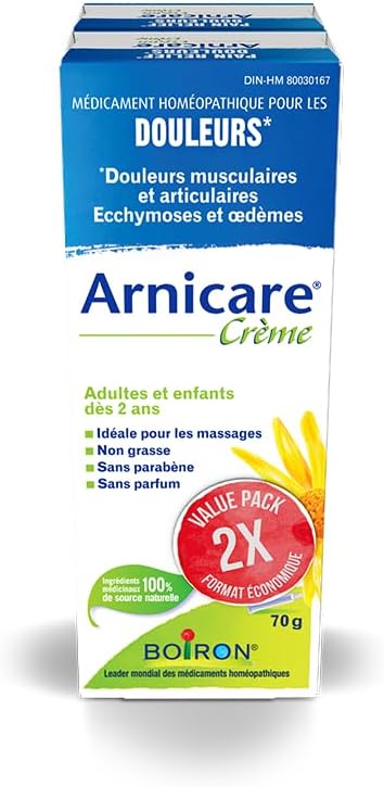 Thumbnail 2 de Boiron Arnicare Cream, 2 x 70 g, Arnica-Based Muscle & Joint Relief