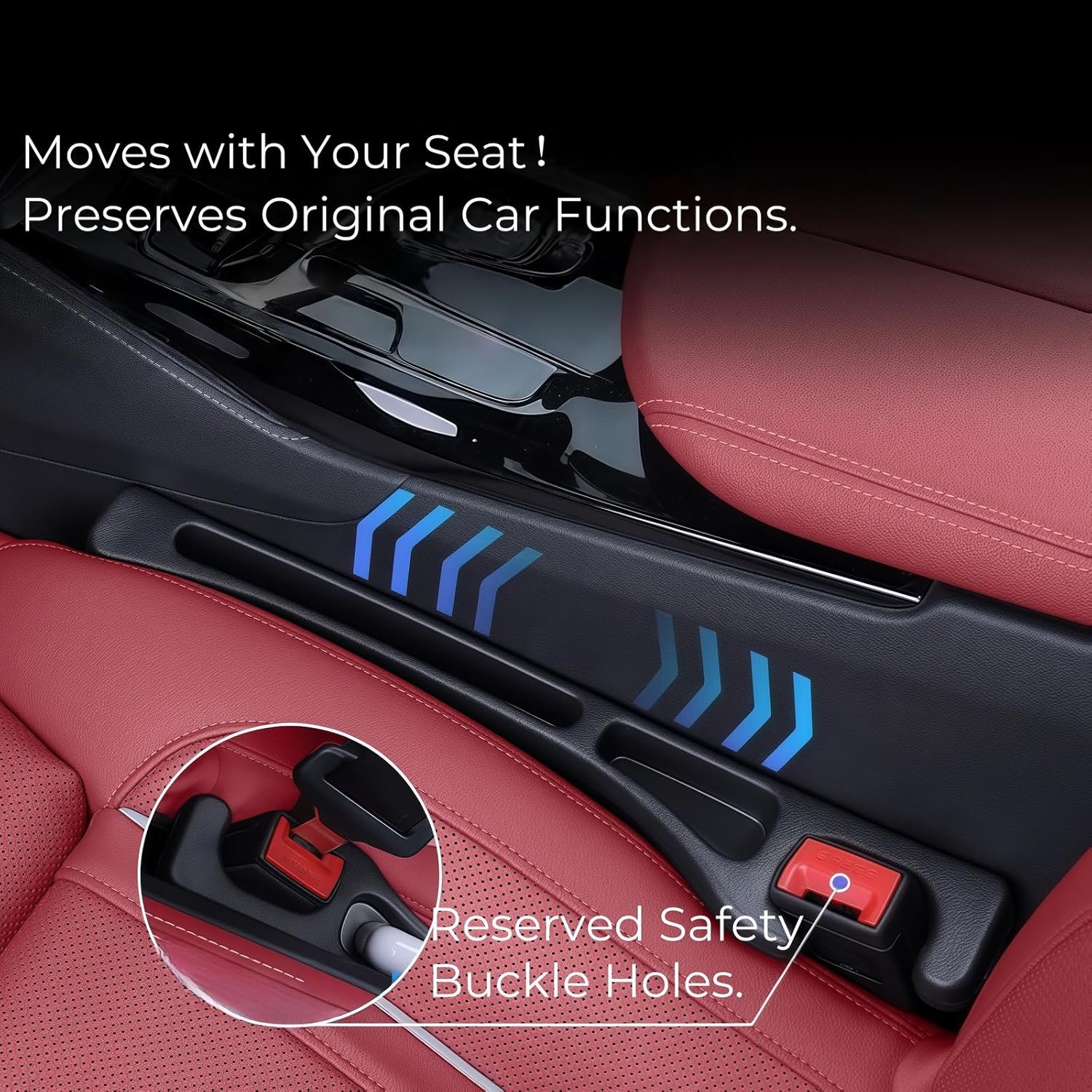 Detalle de EnzeroTools Car Seat Gap Filler 2-Pack