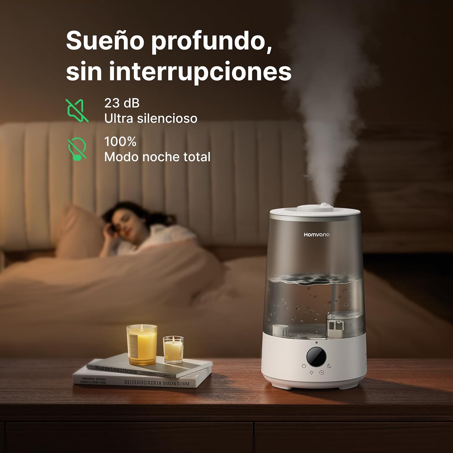 Detalle de Homvana Humidificador 3.6L Cool Mist