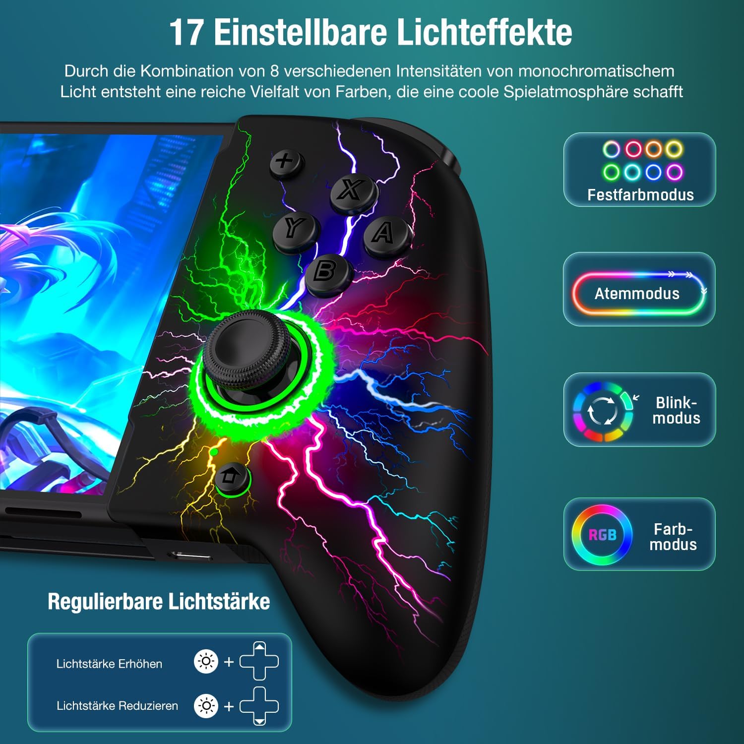 Thumbnail 1 de Elegamefy One-Piece Controller für Nintendo Switch OLED