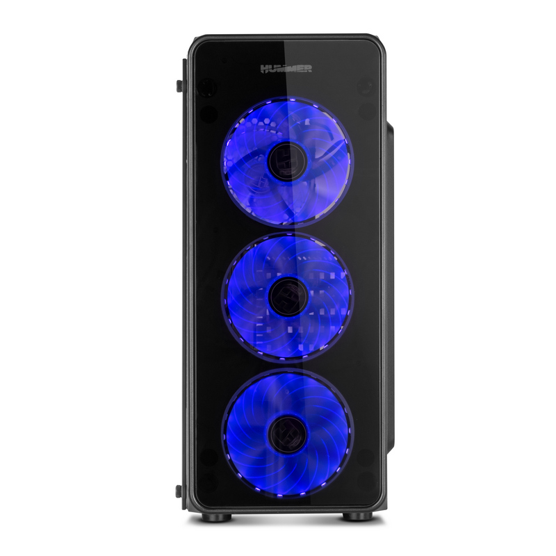 Detalle de Nox Hummer TGM ARGB Cristal Templado USB 3.0: semitorre con iluminación y presencia