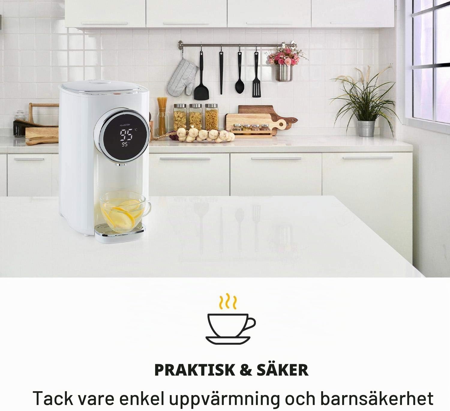 Detalle 2 de Klarstein Hot Spring Plus BAR2-HotSpringWhite varmvattenautomat, 5 liter