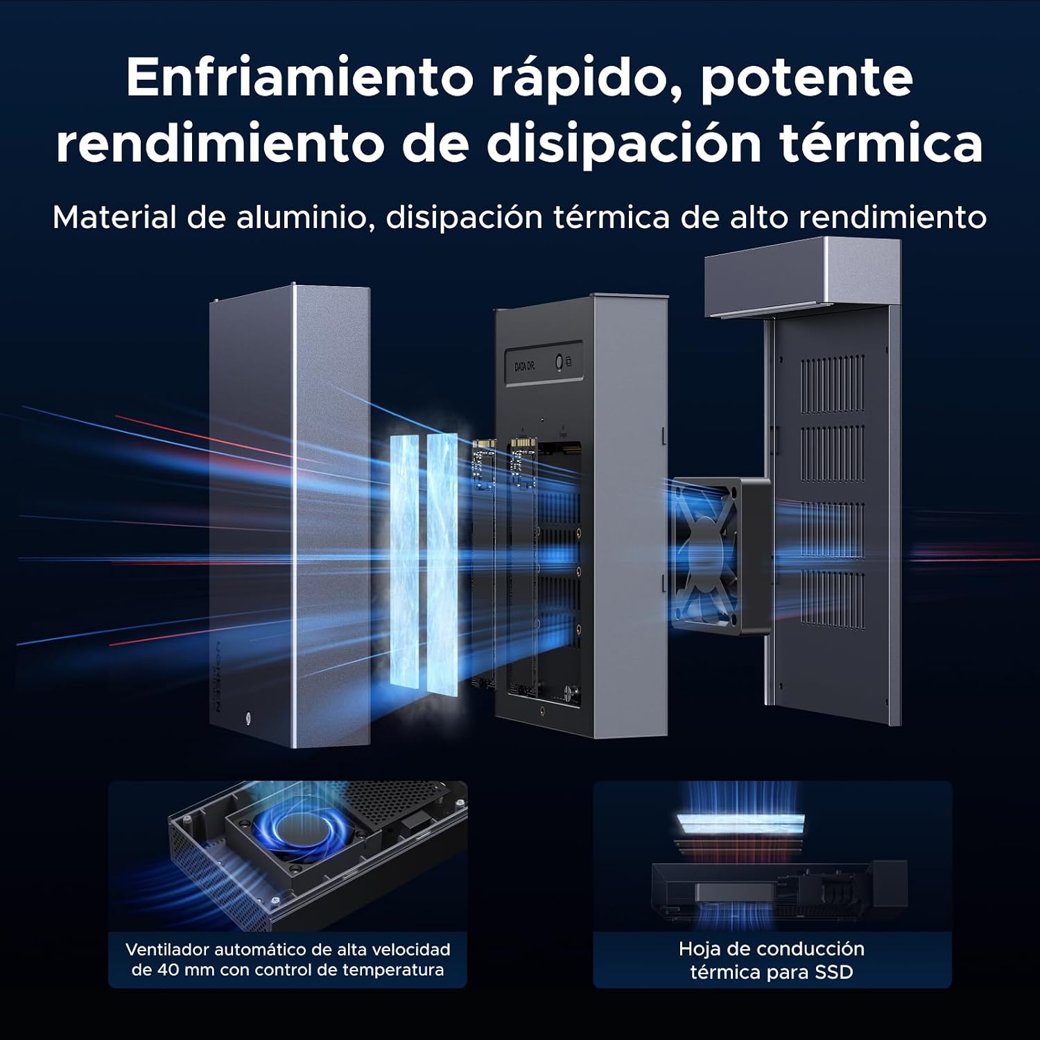 Thumbnail 3 de UGREEN Base para Disco Duro 40Gbps USB4