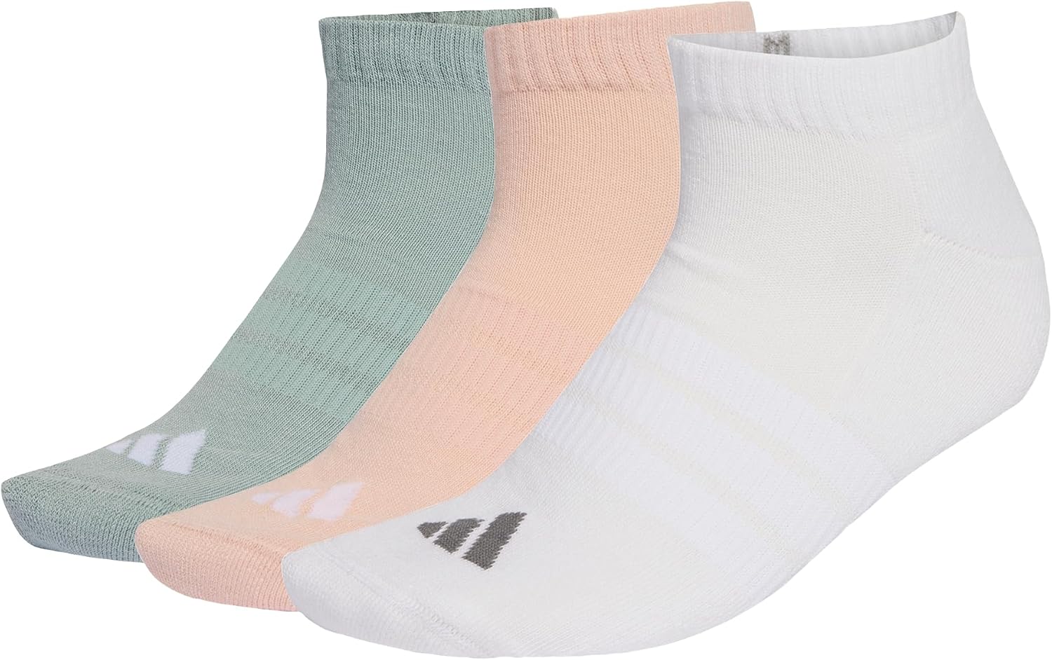 Thumbnail 5 de adidas Unisex Cushioned Essentials Low Cut Socks 3 Pair Pack review