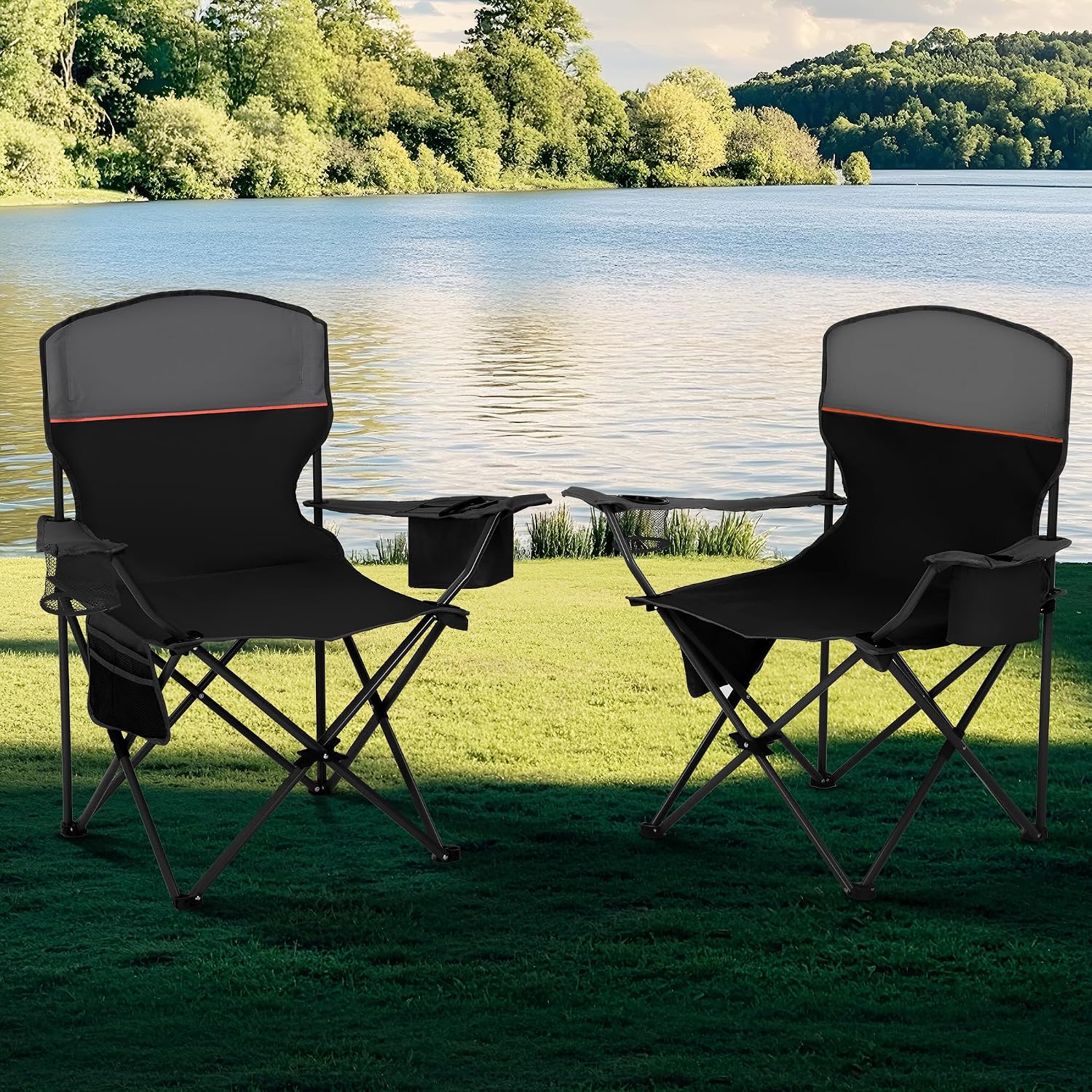 Detalle 2 de LET'S CAMP Campingstuhl 2er Set