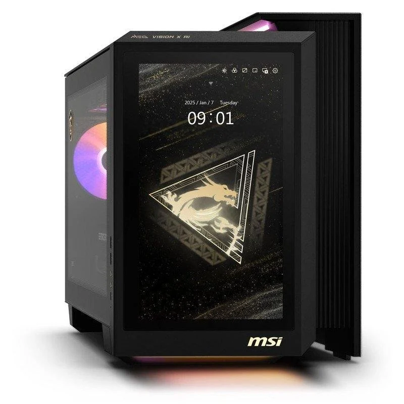 Thumbnail 3 de MSI MEG Vision X AI: PC de sobremesa ultrarrápido con Intel Core Ultra 7 270K Plus, RTX 5080 y 64 GB RAM