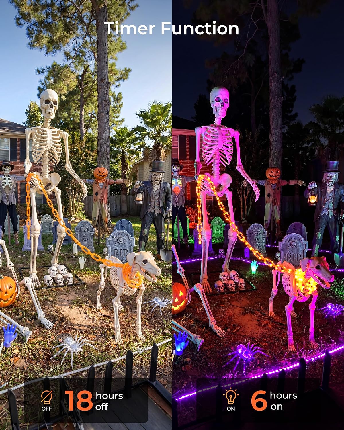 Detalle de Brightown Halloween string lights, 10-foot