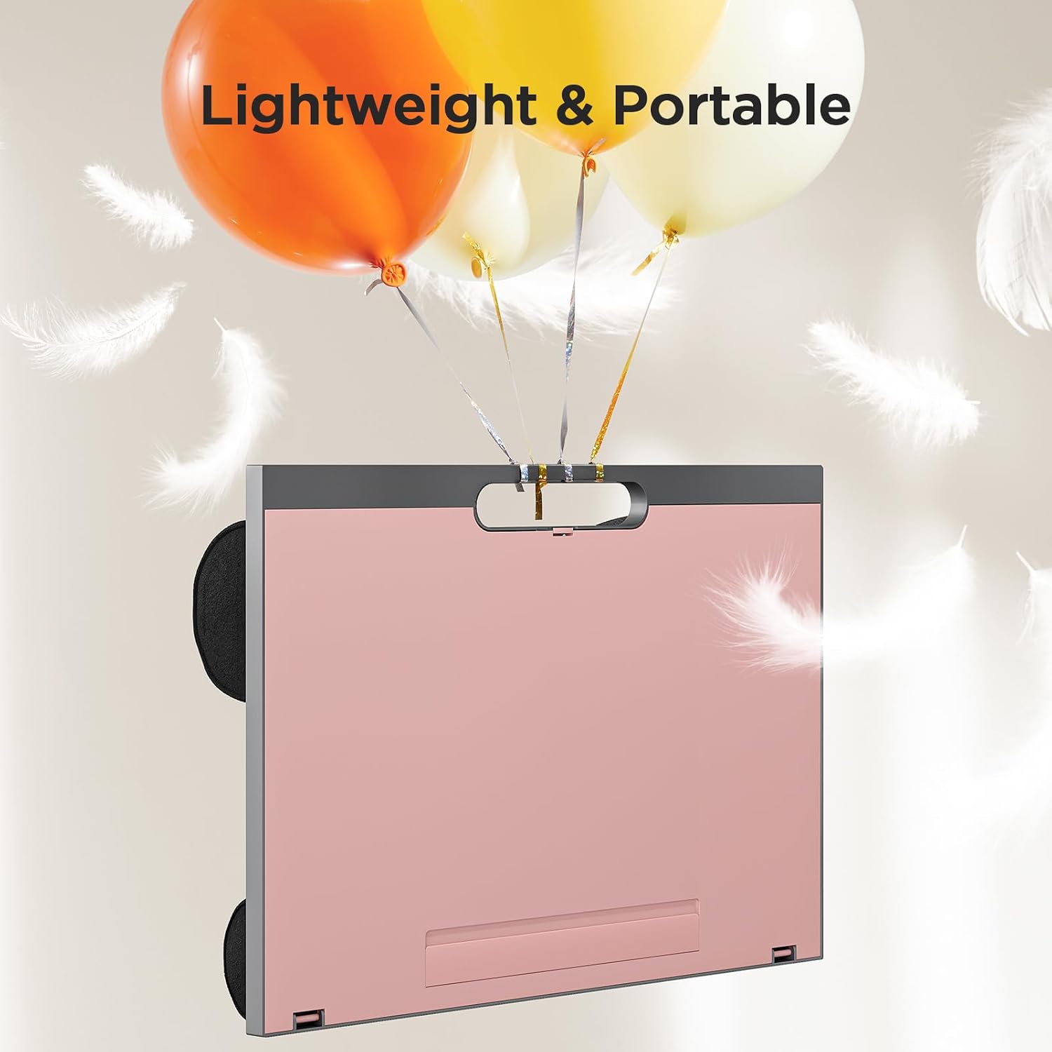 Thumbnail 6 de HUANUO HNLD2P Lap Desk, 8 Adjustable Angles, Pink, Fits Up to 15.6-Inch Laptops