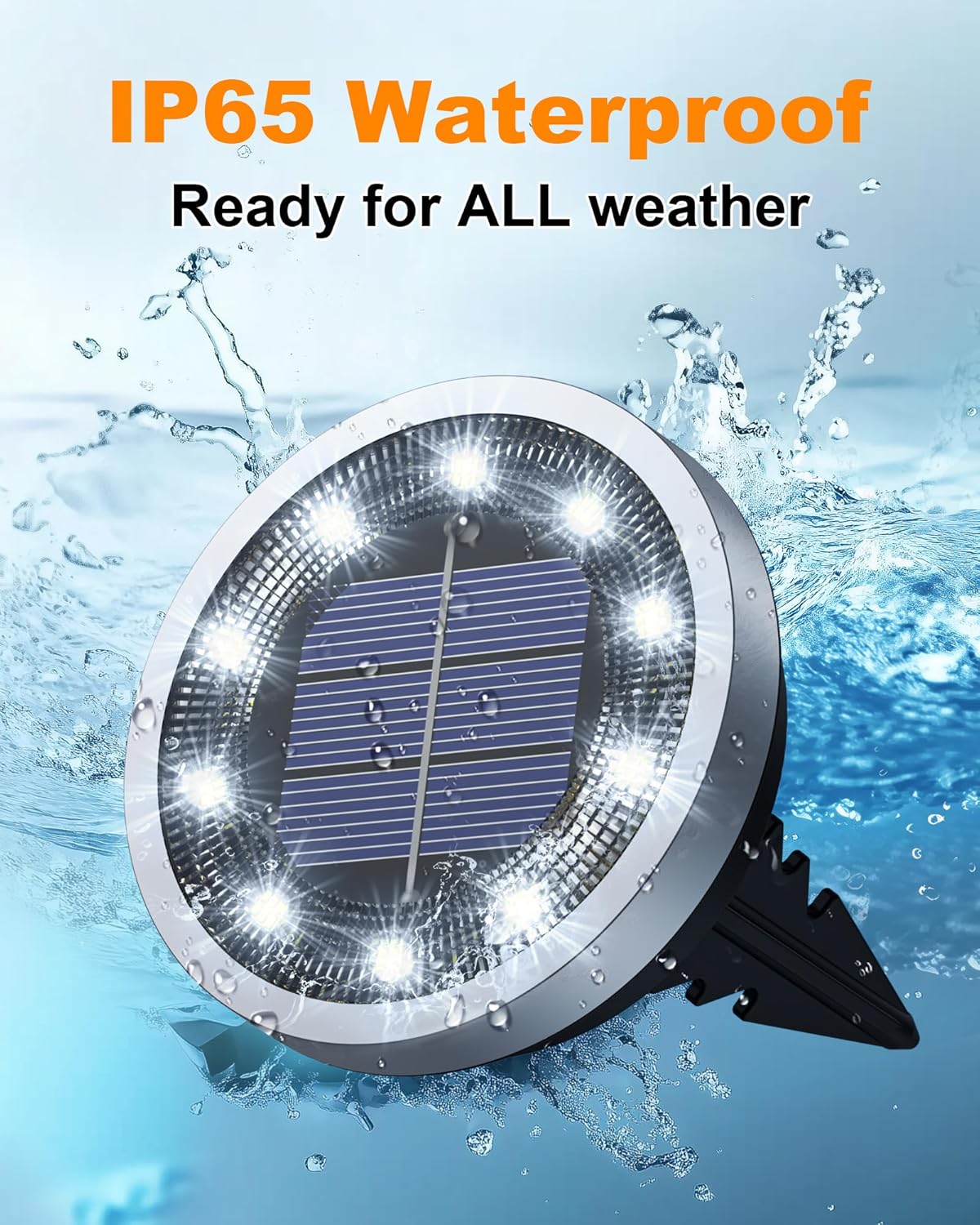 Thumbnail 2 de Solar Lights Outdoor Garden, 14 Pack with 10 LED Beads: IP65 Ground Lights for Pathways and Edges