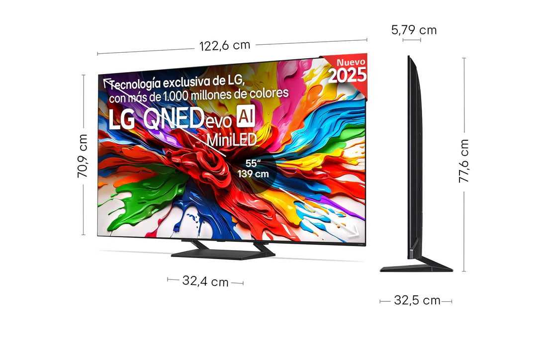 Thumbnail 1 de LG QNED93 55 pulgadas MiniLED 4K 2025 Smart TV