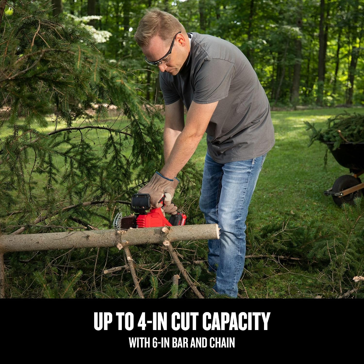 Detalle de CRAFTSMAN Cordless Pruning Chainsaw, 2.0Ah