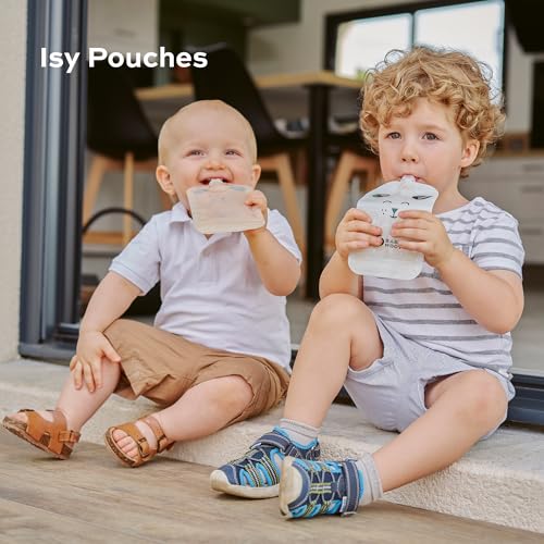 Thumbnail 1 de Babymoov 20 Gourdes Réutilisables pour Bébé et Enfant – 150 ml, Plastique Recyclé, Sans BPA, Hermétiques et Réinscriptibles