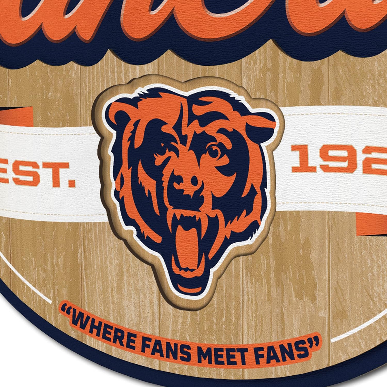 Thumbnail 3 de YouTheFan NFL 3D Floating Wall Mount Fan Cave Sign (17” x 12.5”)