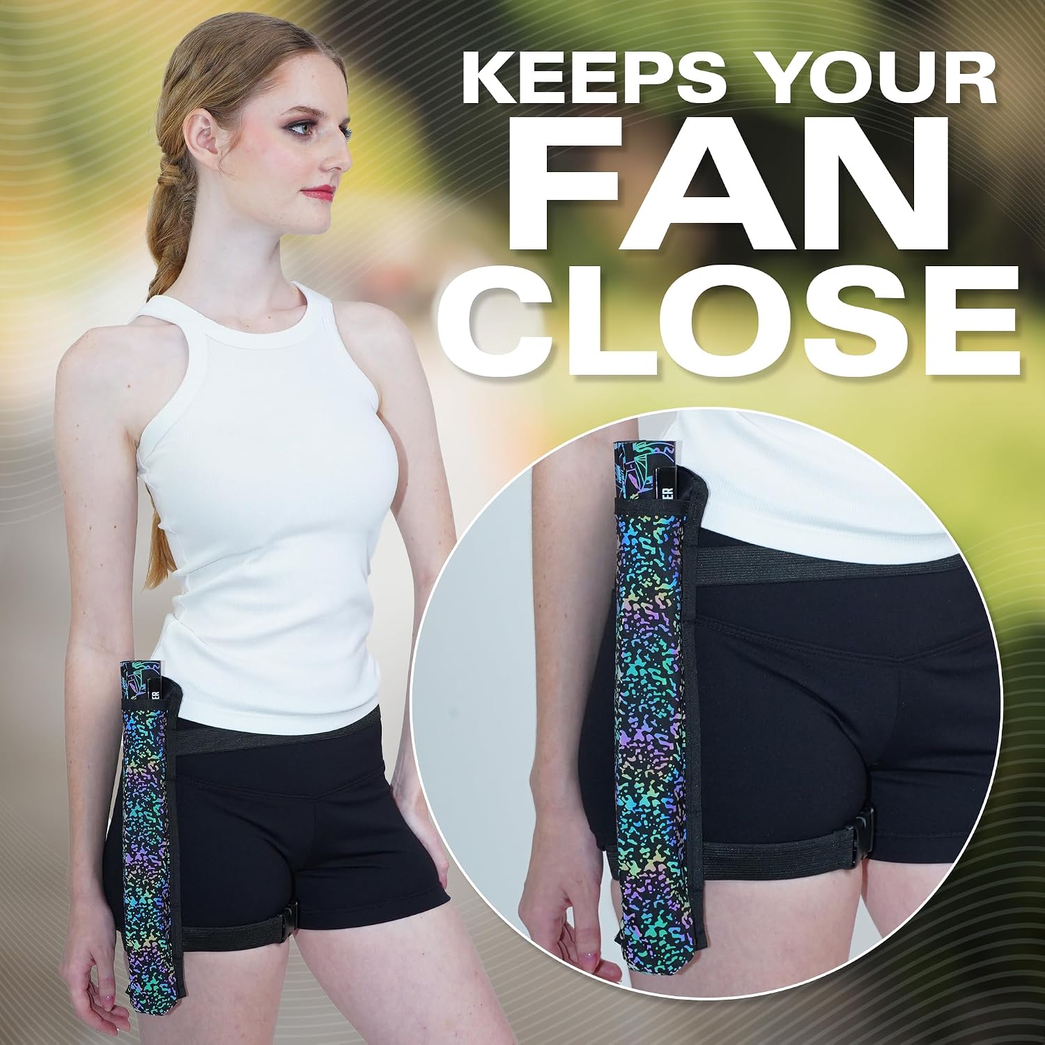 Detalle 1 de SoJourner Fan Holster Cheetah Reflective