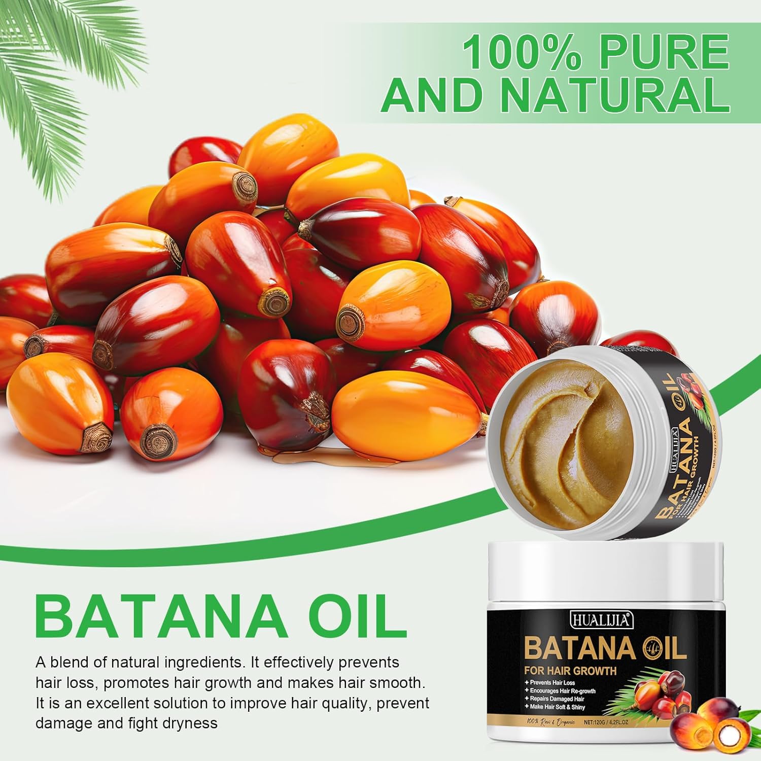 Detalle de Olio di Batana per Capelli Puro 120 g – stimola la crescita, dona spessore e gestibilità